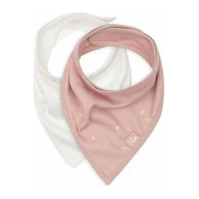 Jollein Лигавник-бандана Jollein - Twinkling, 2 броя, Wild Rose (560421)