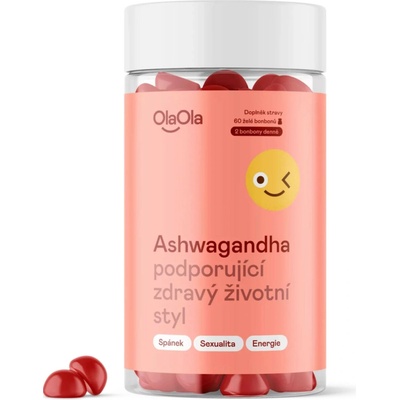 OlaOla Želé Ashwagandha podporujúci zdravý životný štýl 60 kusov