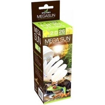 Savannah Mega Sun lampe reptiles UVA-UVB - Спирална лампа за терариум, 2.0 - 26 W