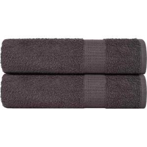 vidaXL Кърпи за ръце FROGN 2 бр. Антрацит 50x100 см 360 г/м2 (136681)