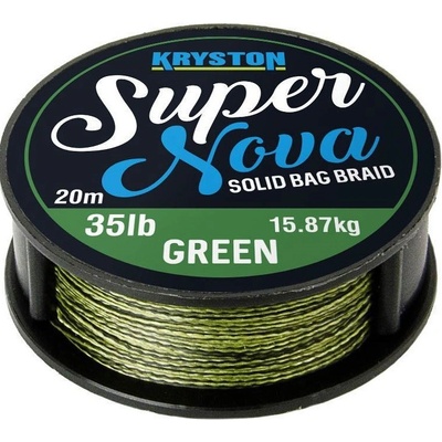 KRYSTON Pletená šňůrka Super Nova 20m 15lbs Tmavá