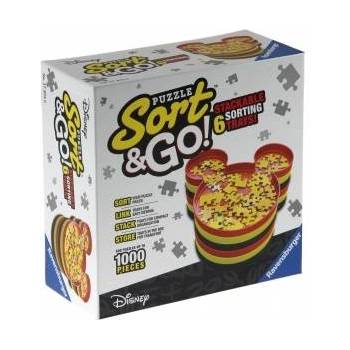 Ravensburger Тави за сортиране на пъзел Ravensburger - Mickey Sort & Go (17975)