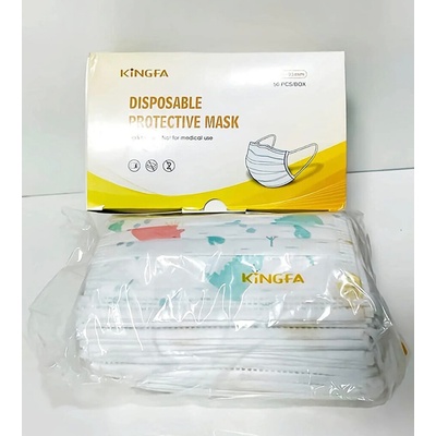 Kingfa rúška 3vrstvová detská 50ks