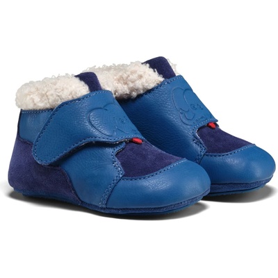 Affenzahn Детски обувки barefoot Affenzahn Kid's Krabbelschuh Leder Growy Barefoot shoes - Elephant / Blue - размер 22/23 (EU) (702-4541-0313)