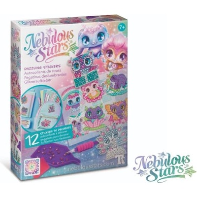 Nebulous Stars Блестящи стикери с камъчета комплект