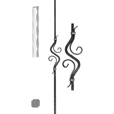 Tyč 12 x 12 mm, 110 x 1000 mm