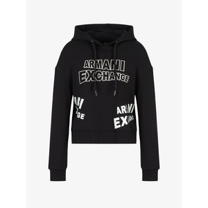 Giorgio Armani Суичър Armani Exchange Pullover Hoodie - Black