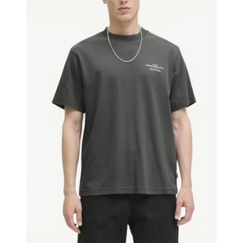 JACK & JONES Branding Ss Crew Tee Grey