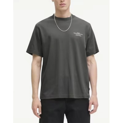 JACK & JONES Branding Ss Crew Tee Grey