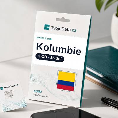 eSIM Kolumbie 3 GB / 14 dní