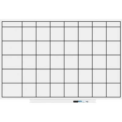 ROCADA Skin Planner 6420UP s plánovací tabulkou, 115 x 75 cm lakovaná, bílá