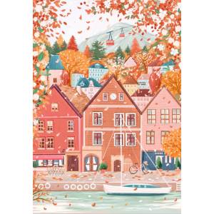 Pieces & Peace - Puzzle Bergen - 1 000 piese