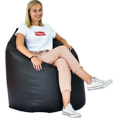 Sedací vak Hruška černá EMI