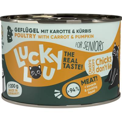 Lucky Lou Senior hydinové 24 x 200 g