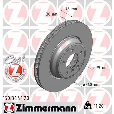Brzdový kotouč ZIMMERMANN 150.3441.20 (150344120)