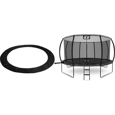 Aga kryt pružin na trampolínu Exclusive s vnitřní síti 500 cm černá