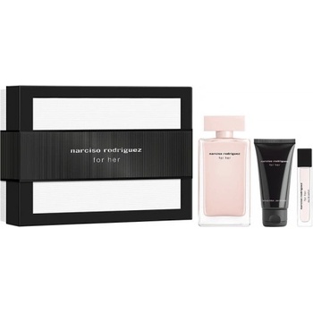 Image 1 of Narciso Rodriguez Комплект за жени Narciso Rodriguez FOR HER - Eau de Parfum 100 мл + 10 мл + Лосион за тяло 50 мл