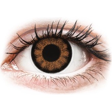 MaxVue Colour Big Eyes Sexy Brown trojmesačné nedioptrické 2 ks