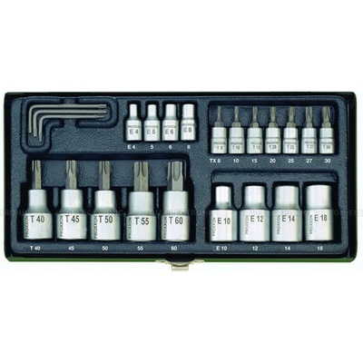 PROXXON 23102 Sada TORX orechov 23 dielna 1/4" a 1/2" PROXXON