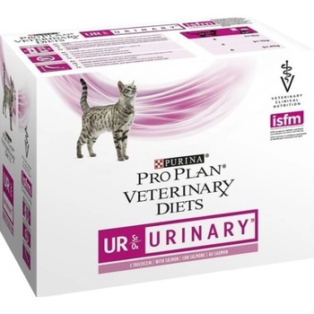 Pro Plan Veterinary Diets Feline UR ST/OX Urinary Salmon 10 x 85 g