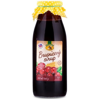 Natur Products Brusnicový sirup s medom 0,5 l