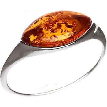 REBLAN Jantárový prsteň OLIVIERO 56 REPR136