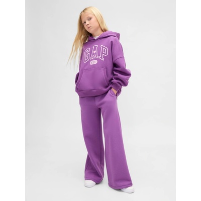 GAP Children's Sweatpants Baggy VintageSoft Girls biela fialová