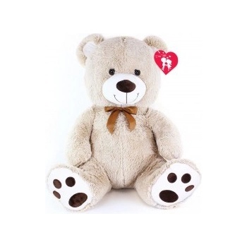 Medvěd valentýnský s visačkou 100 cm