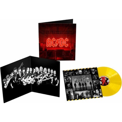 AC/DC - Power up transparent yellow LP