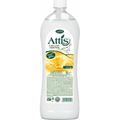 Gold drop Attis tekuté mydlo s glycerínom Milk & Honey 1 l