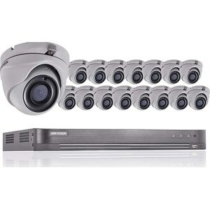 HIKVISION Комплект за видеонаблюдение 16 бр. 2Mpx HD камери и DVR