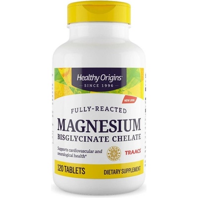 Healthy Origins Hořčík bisglycinát 120 tablet