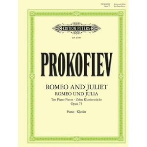 Romeo and Juliet. Ten pieces for Piano für Klavier solo op. 75 -Romeo und Julia, zehn Klavierstücke- (ISBN: 9790577024288)