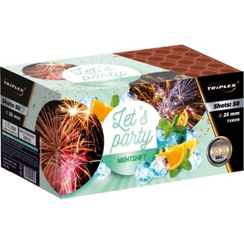 Triplex Ohňostroj NIGHT SHIFT baterie 50 ran TXB518