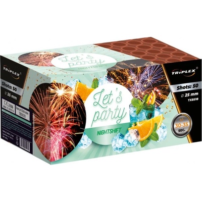 Triplex Ohňostroj NIGHT SHIFT baterie 50 ran TXB518