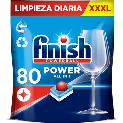 Finish Power All in 1 tablety do myčky nádobí 80 ks – Hledejceny.cz