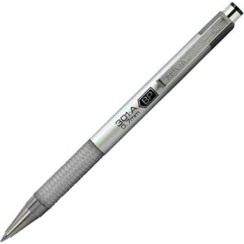 Zebra Zebra Химикалка F-301A, алуминиева, 0.7 mm, сребриста (1005120754)