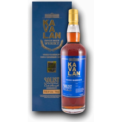 Kavalan Solist Vinho Barrique 54,8% 0,7 l (kazeta)