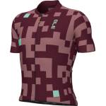 Alé Мъжка фланелка с къс ръкав за колоездене Alé Pragma Pixel S/S Jersey Cycling jersey - Light Purple - размер 4XL (056-3950-0319)