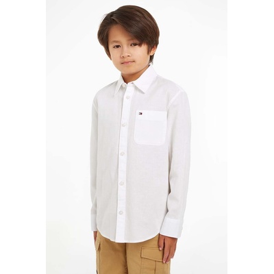 Tommy Hilfiger Детска риза Tommy Hilfiger в бяло (KB0KB08868.128.176.PPYH)
