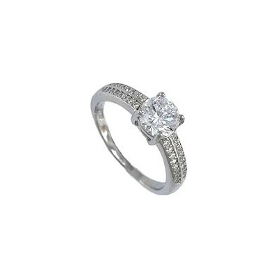 Infinitysilver Stříbrný prsten se dvěma řadami zirkonů L426115349