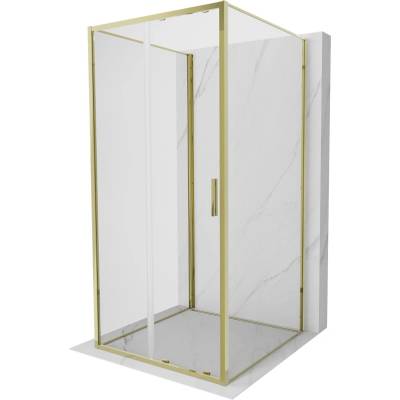 Mexen Exo-3S трисекционна плъзгаща се душ кабина 110 х 110 см, прозрачна, (8151-110-110-50-00-3S)