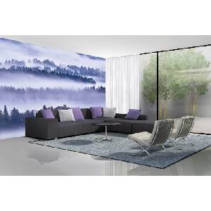 DIMEX ART Самозалепваща се флизелинова фототапета мъгла и дървета 375 x 250 см