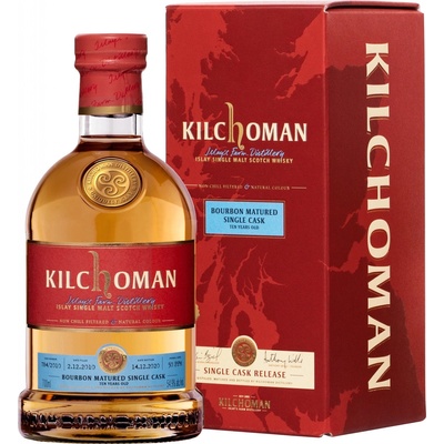Kilchoman 10y Bourbon Cask 54,9% 0,7 l (kazeta)