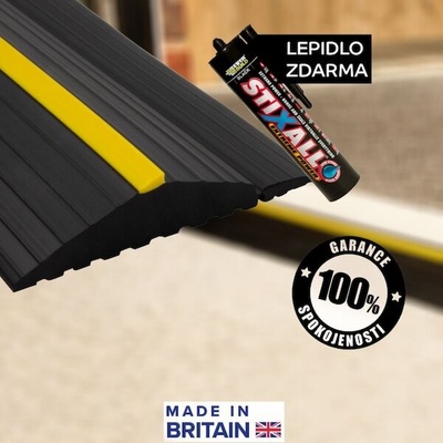 WEATHER DEFENDER Těsnění pod garážová vrata Velikost: 440 cm + 1 lepidlo – Zboží Mobilmania