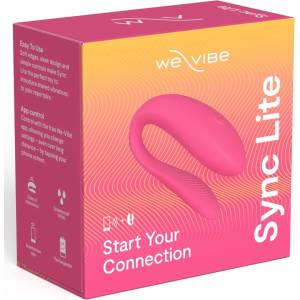 WE-VIBE Sync Lite - вибратор за двойки с приложение и дистанционно управление (розов)
