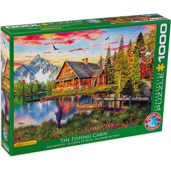 EUROGRAPHICS Пъзел Eurographics от 1000 части - Риболовната колиба, Доминик Дейвисън (60005376)