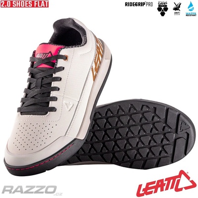 Leatt MTB 2.0 Flat Shoe Cream White 2026
