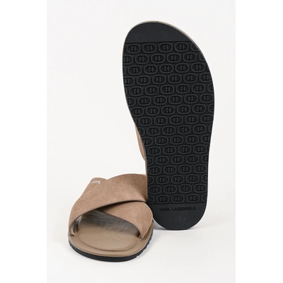 Karl Lagerfeld чехли мъжки велурени Kastor Iv (KL70213C.5TN)