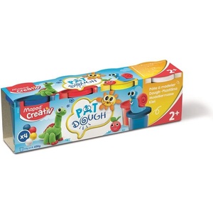 Maped Комплект глина, 4x114 g, MAPED CREATIV "Pat Dough Classic", смесени цветове 907200 (907200)